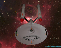 I.S.S. Enterprise in an alternate universe.  Click to Enlarge.